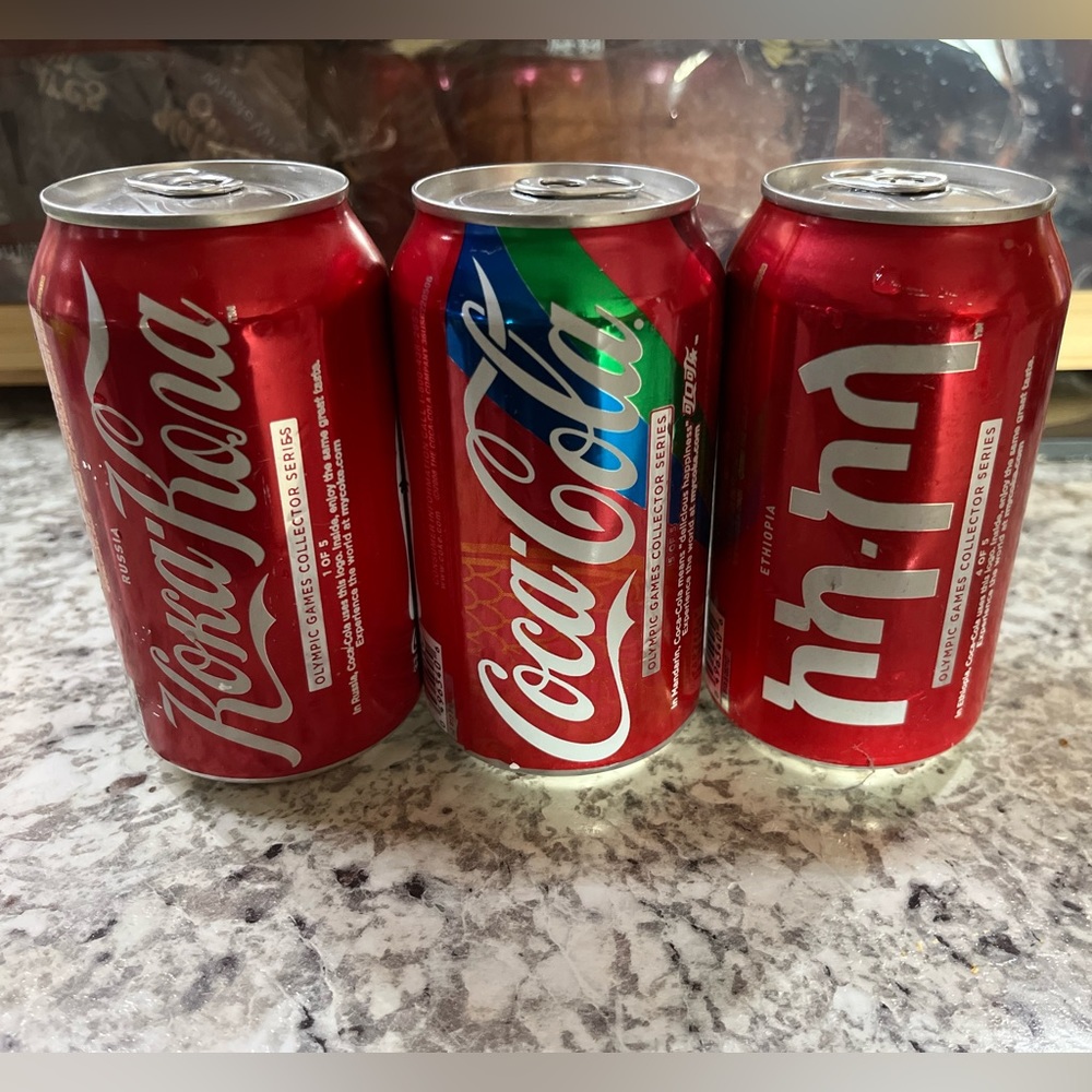 Coca-Cola Olympics 2008 Cans